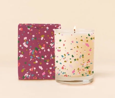 Talking Out of Turn Confetti Candle