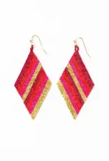 Ink + Alloy Frida Bead Fringe Earrings