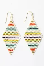 Ink + Alloy Frida Bead Fringe Earrings