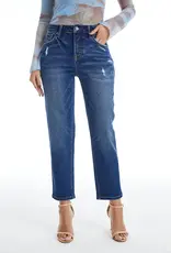 Bayeas HIgh Rise Tapered Jean Bluebell