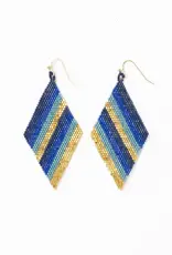 Ink + Alloy Frida Bead Fringe Earrings