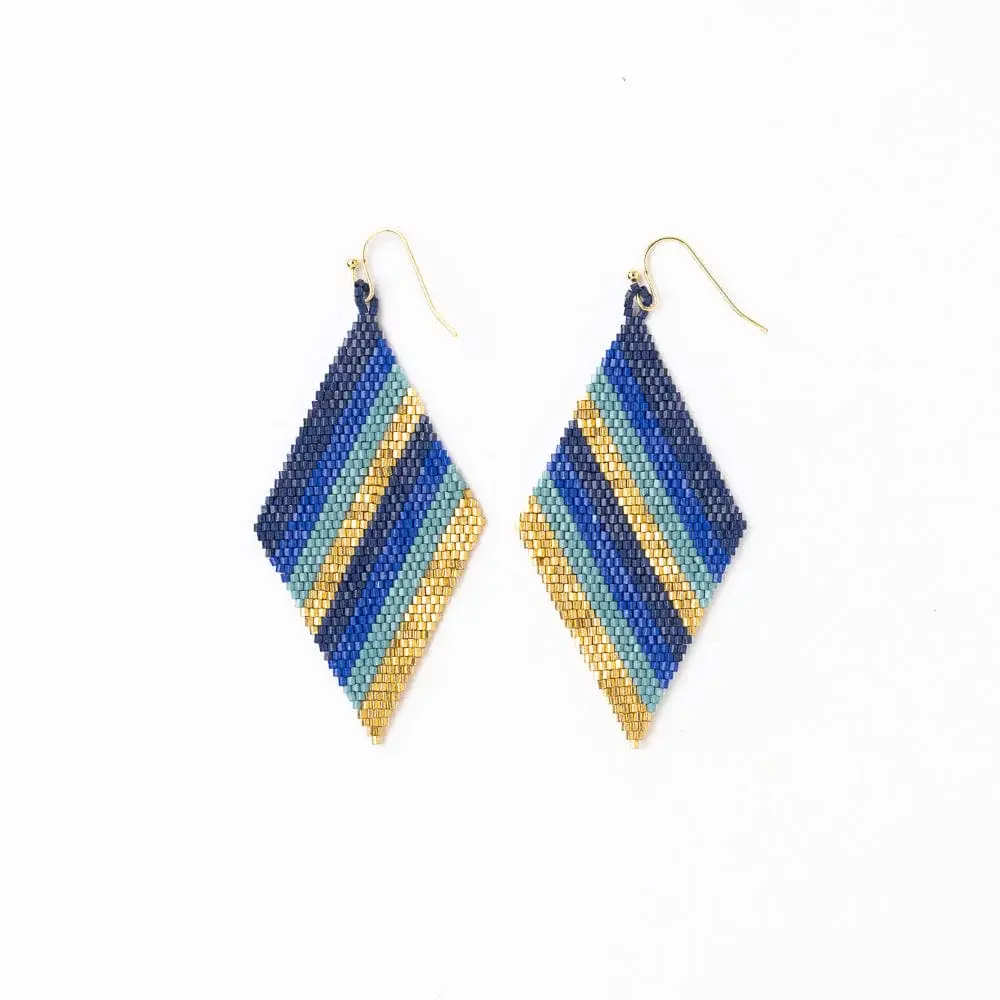 Ink + Alloy Frida Bead Fringe Earrings