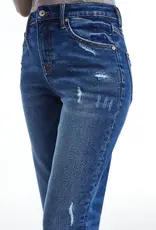 Bayeas HIgh Rise Tapered Jean Bluebell