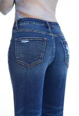 Bayeas HIgh Rise Tapered Jean Bluebell