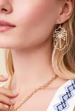 Spartina Palm Geo Earrings