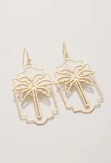 Spartina Palm Geo Earrings
