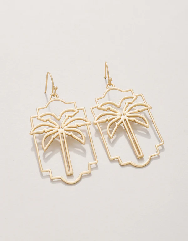 Spartina Palm Geo Earrings