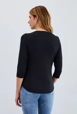 French Dressing V Neck Top