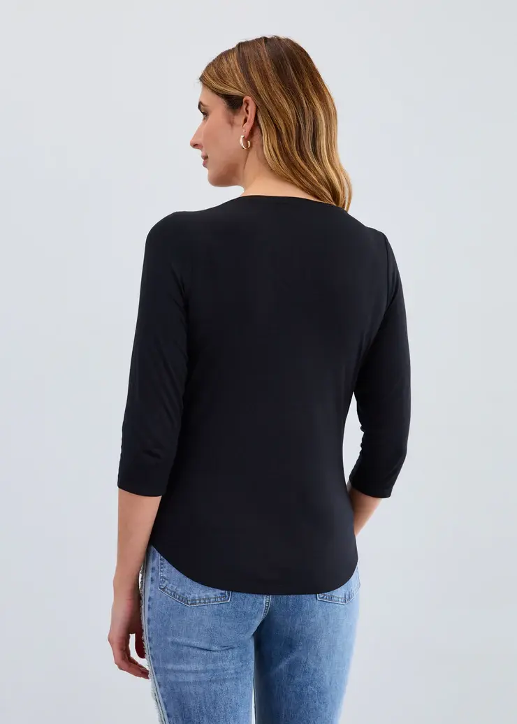 French Dressing V Neck Top