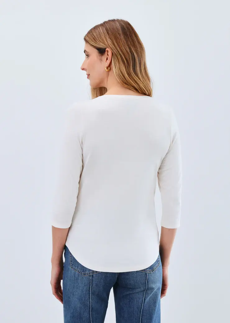 French Dressing V Neck Top