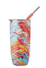 S'well 24oz Tumbler w/ Straw Marble Swirl