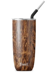 S'well 24oz Tumbler w/ Straw Teakwood