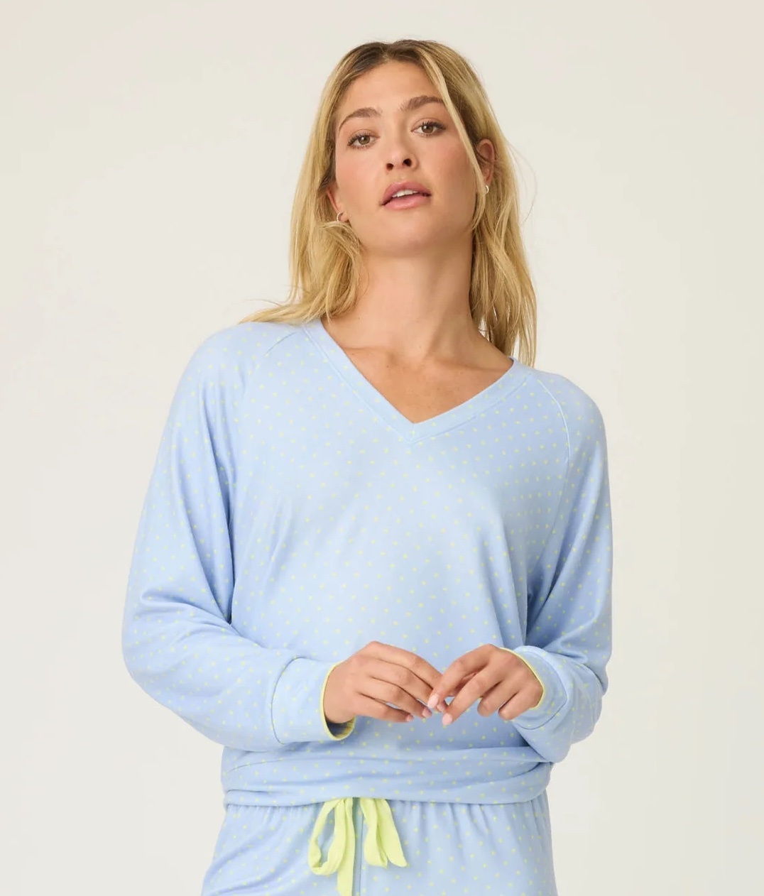 PJ Salvage Beautiful Life Polka Dot Top