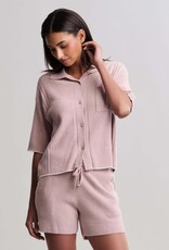 Barefoot Dreams Scallop Top Teaberry