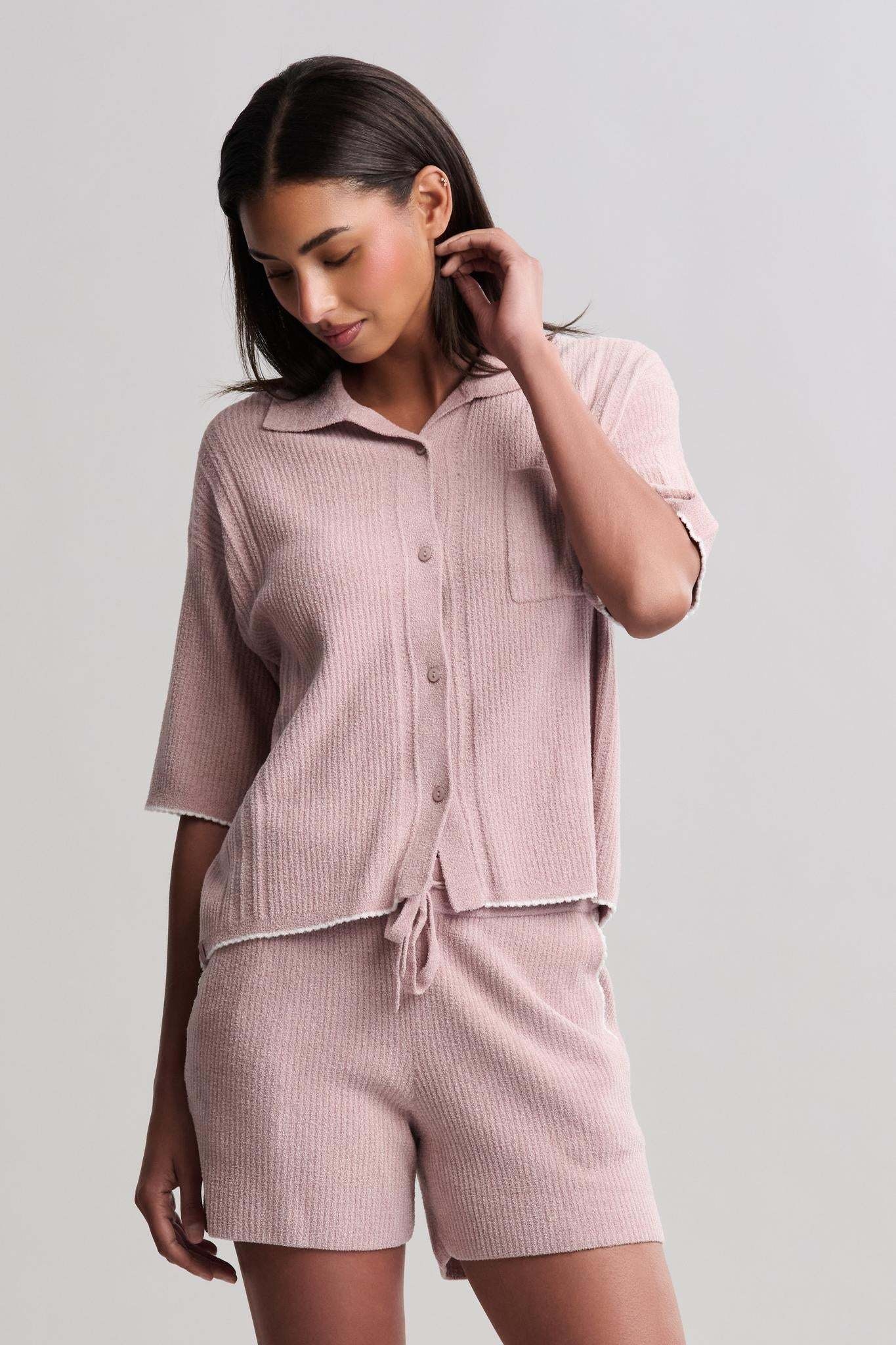 Barefoot Dreams Scallop Top Teaberry
