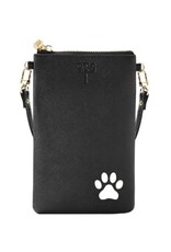OTG Paw Black Crossbody/Wristlet