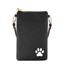 OTG Paw Black Crossbody/Wristlet