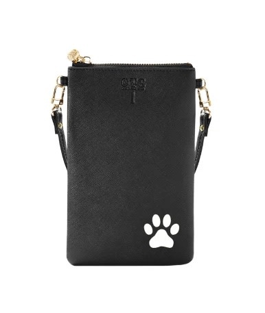 OTG Paw Black Crossbody/Wristlet