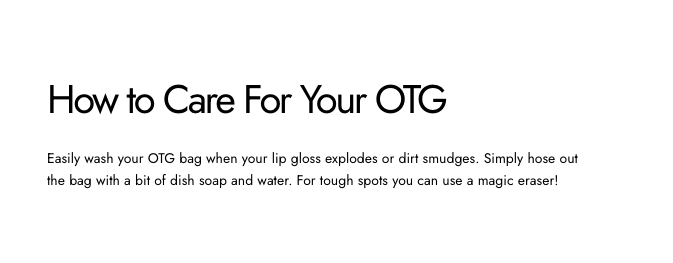 OTG Nudie All The Things Pouch