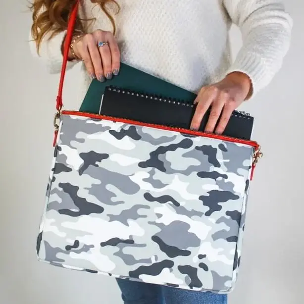 OTG Abby Camo Padded Crossbody Techie