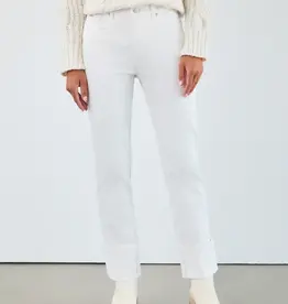 French Dressing Olivia Cuffed Ankle Denim Winter White