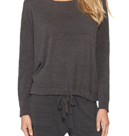Barefoot Dreams Slouchy Pullover Carbon