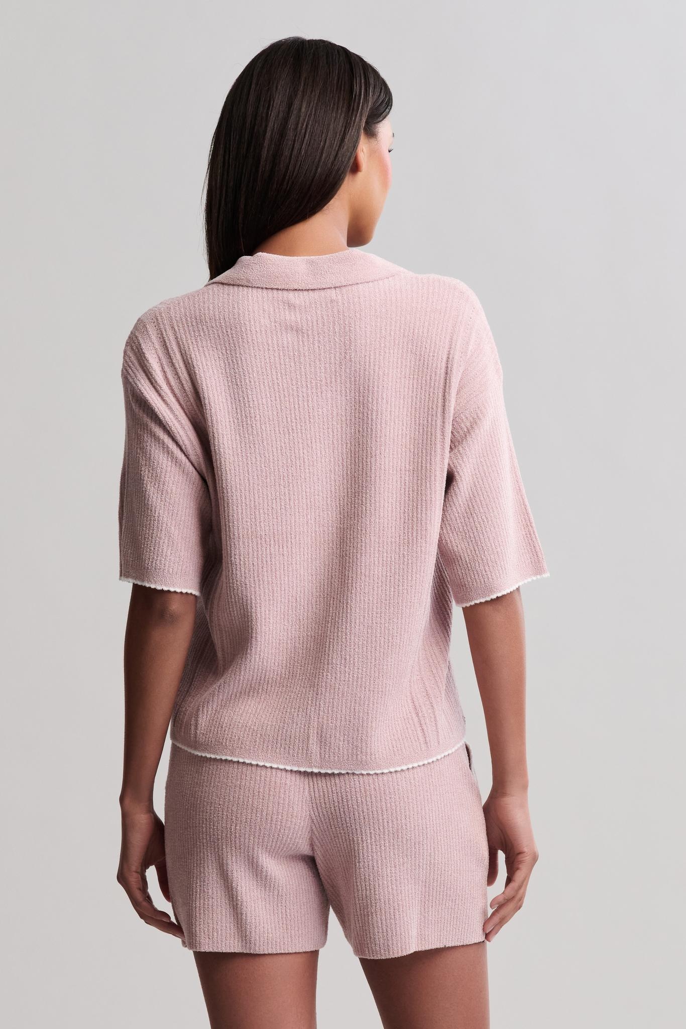Barefoot Dreams Scallop Top Teaberry