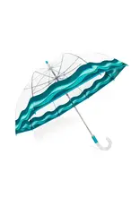 Trina Turk Clear Bubble Umbrella - Waves Of Capri