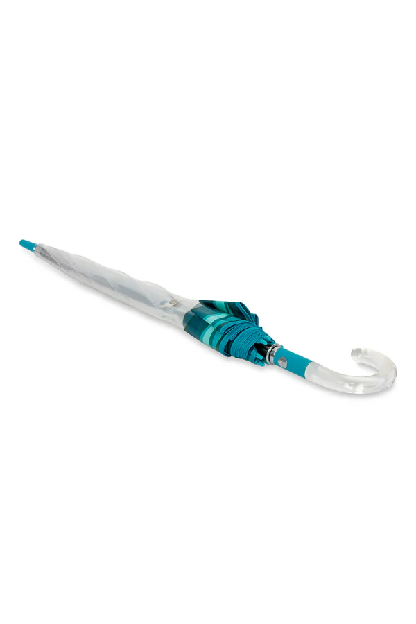 Trina Turk Clear Bubble Umbrella - Waves Of Capri
