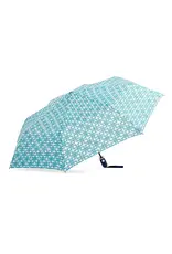 Trina Turk Compact Umbrella Blue Breeze Block