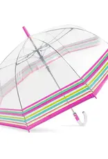 Trina Turk Clear Bubble Umbrella Sole Stripes