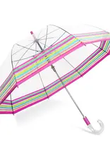 Trina Turk Clear Bubble Umbrella Sole Stripes