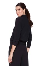 Up Vegan Silk Bomber Jacket Black