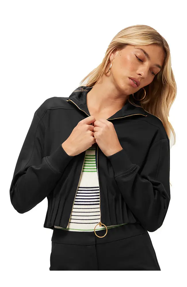 Trina Turk Outrun Jacket Black
