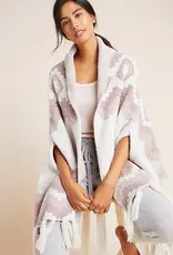 Barefoot Dreams Mosaic Wrap Faded Rose Barefoot Dreams Mosaic Wrap Faded Rose