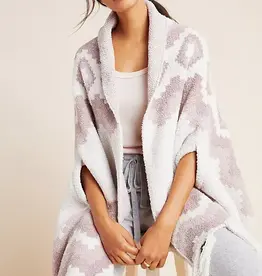 Barefoot Dreams Mosaic Wrap Faded Rose
