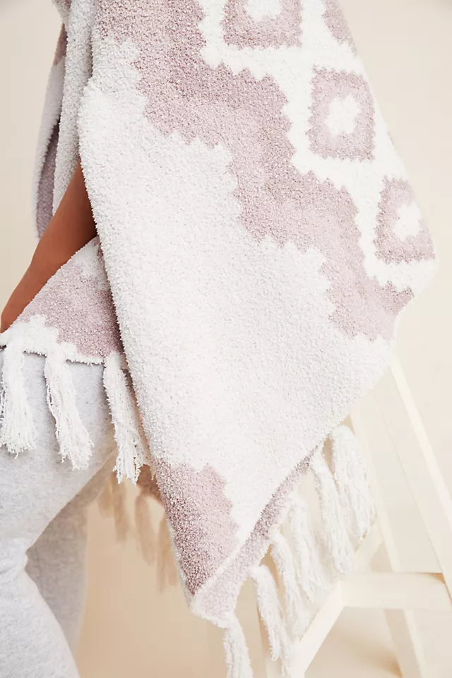 Barefoot Dreams Mosaic Wrap Faded Rose
