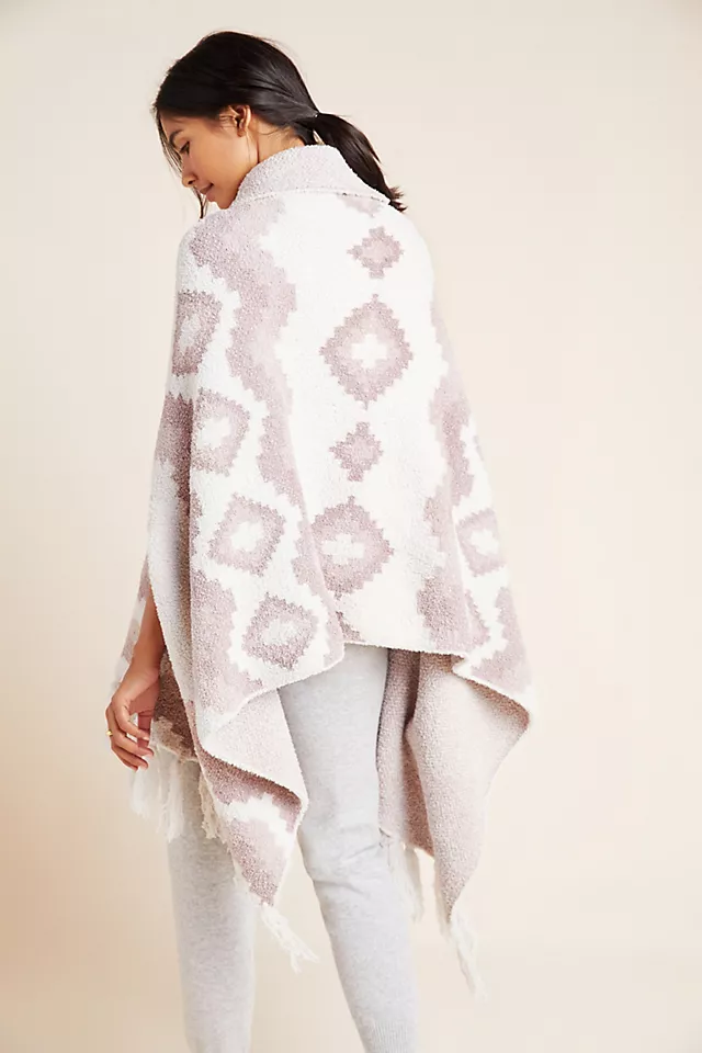 Barefoot Dreams Mosaic Wrap Faded Rose