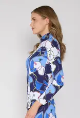 G Lifestyle Quarter Zip Top Blue Link