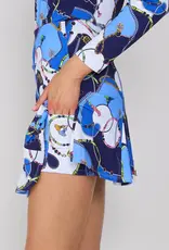 G Lifestyle Godet Skort Blue Link