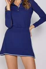 G Lifestyle Stripe Skort True Navy