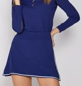 G Lifestyle Stripe Skort True Navy
