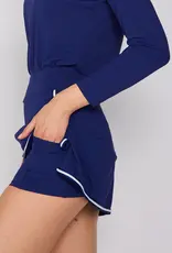 G Lifestyle Stripe Skort True Navy