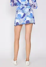 G Lifestyle Stripe Skort Blue Oasis