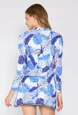 G Lifestyle Button Down Polo Blue Oasis