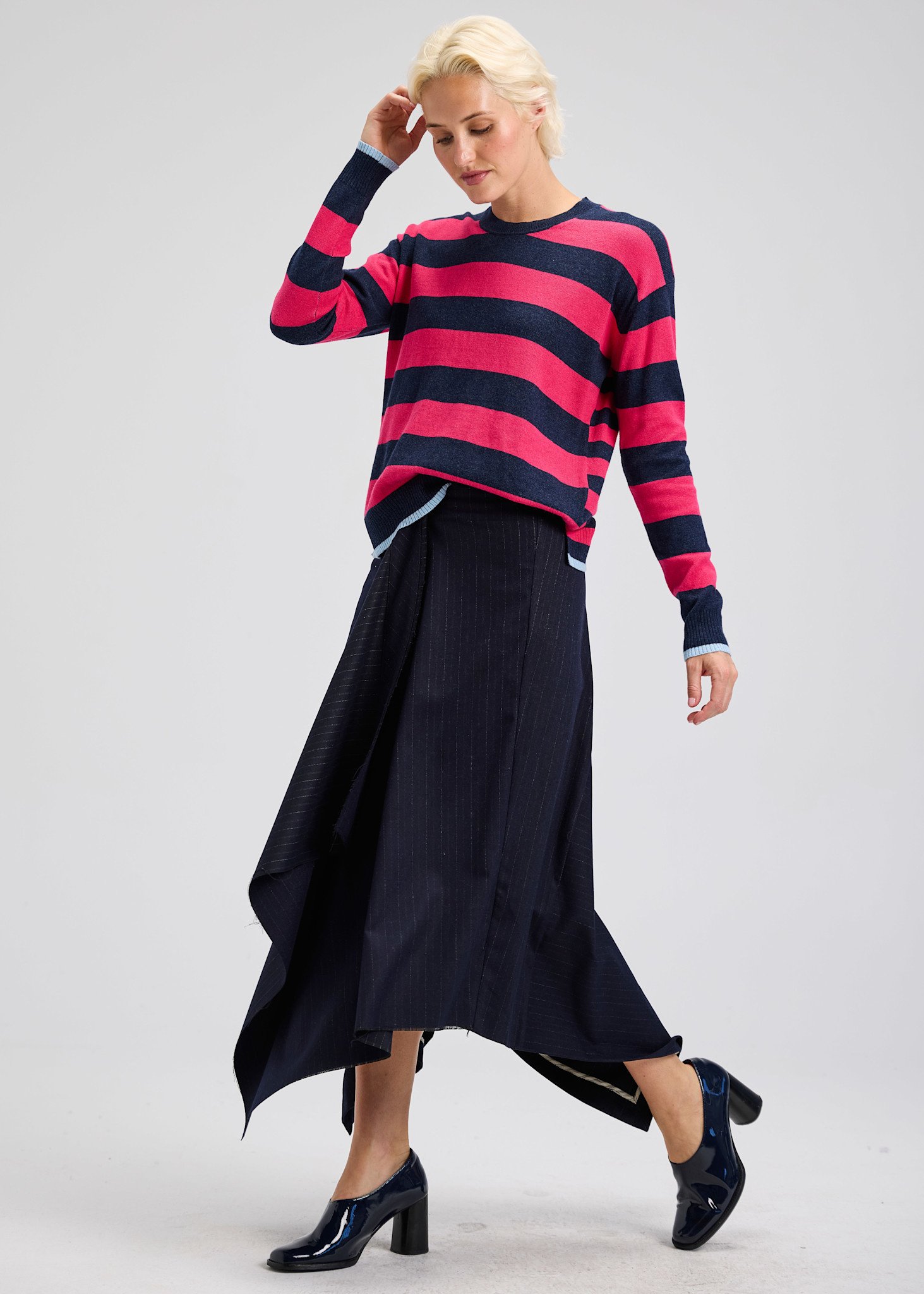 Zaket & Plover Stripe Crew Top