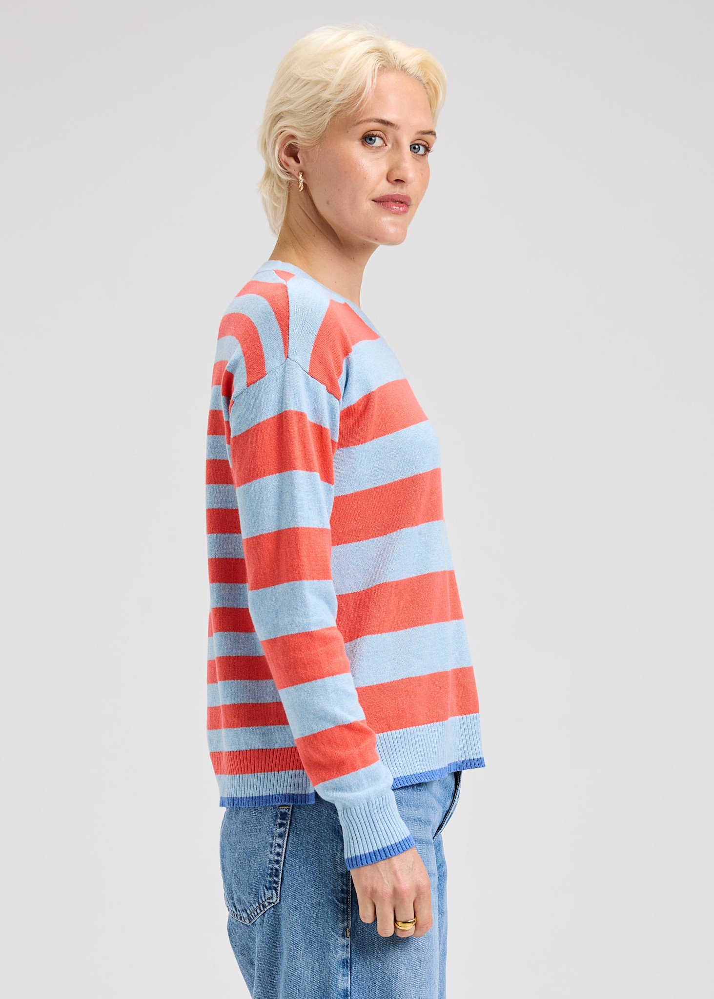 Zaket & Plover Stripe Crew Top
