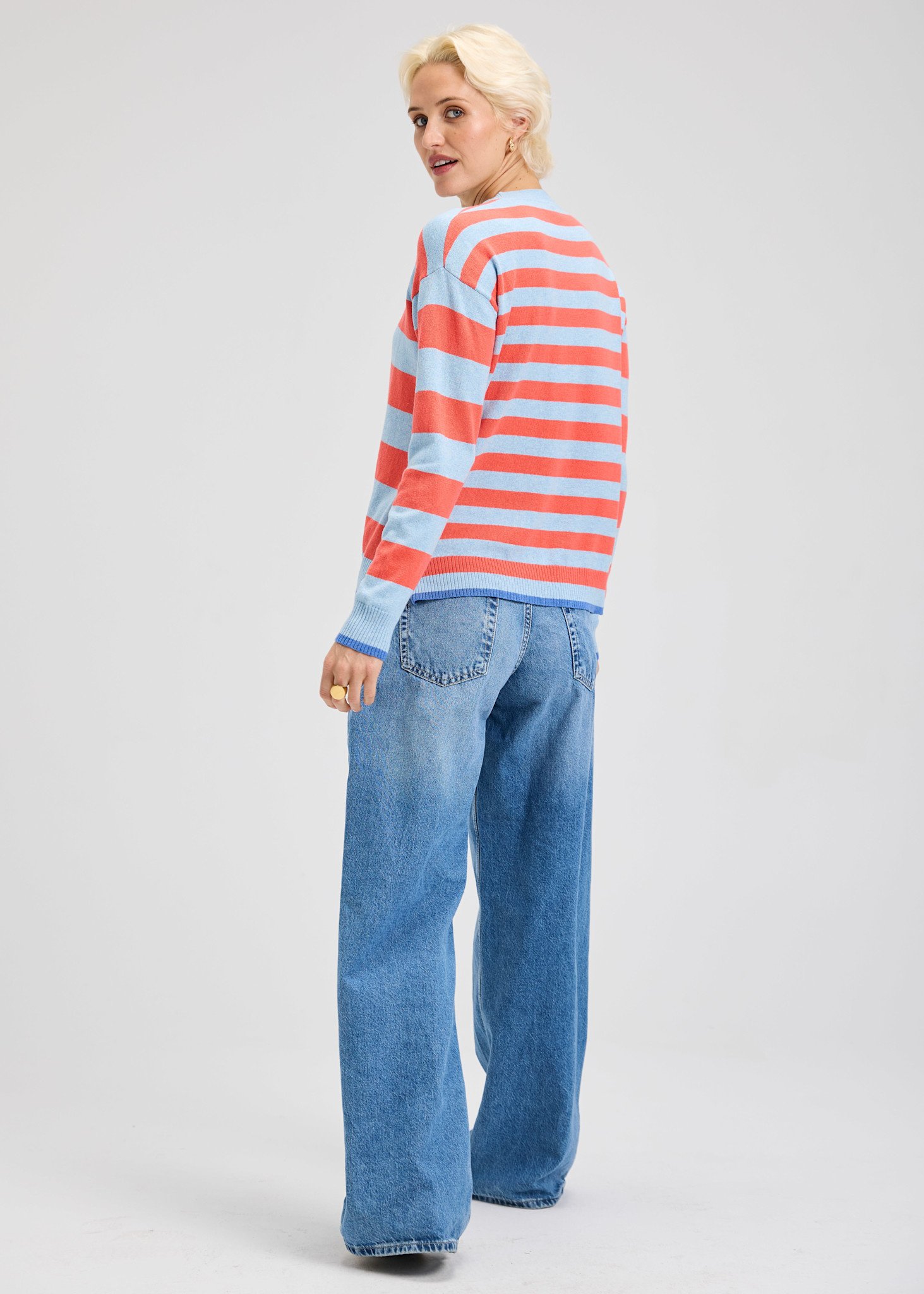 Zaket & Plover Stripe Crew Top