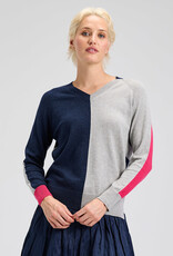 Zaket & Plover Color Block Top