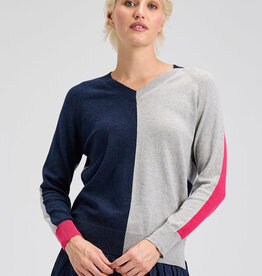 Zaket & Plover Color Block Top